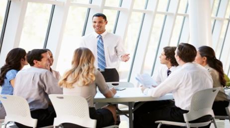 Group of people at a table